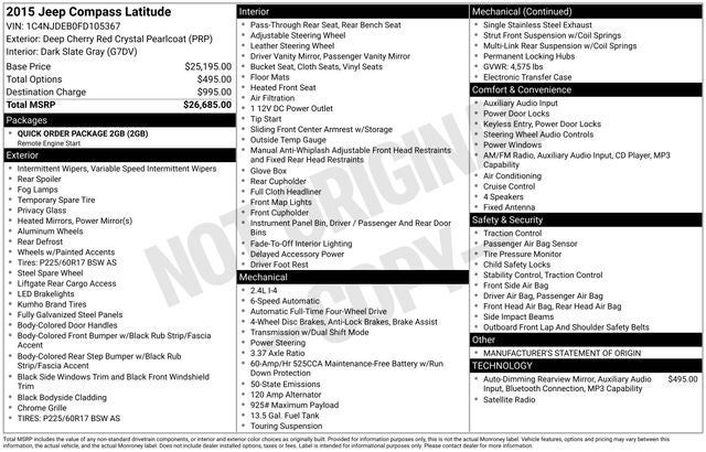 2015 Jeep Compass Latitude