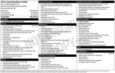 2019 Jeep Cherokee Limited