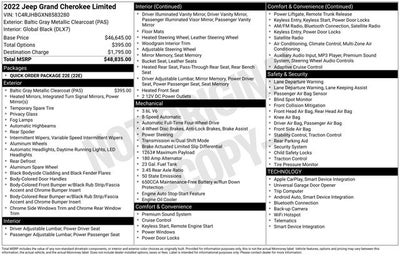 2022 Jeep Grand Cherokee Limited