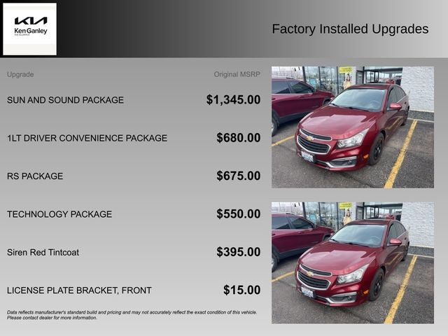 2016 Chevrolet Cruze Limited 1LT