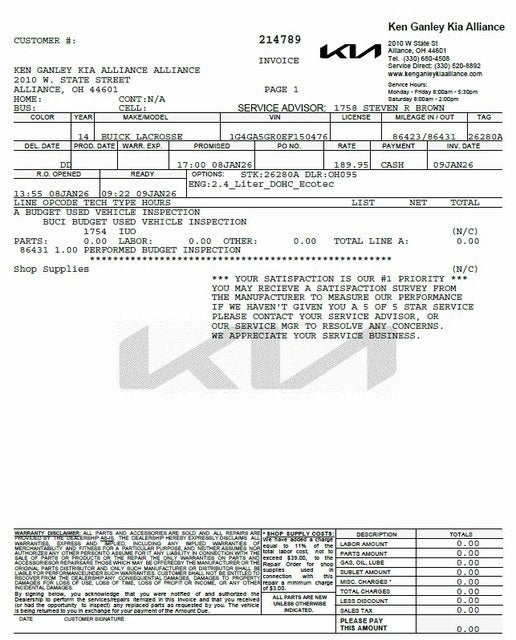 2014 Buick LaCrosse Base