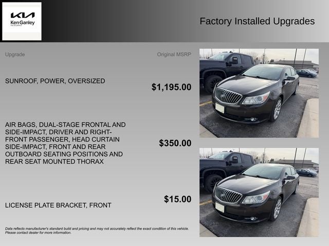 2013 Buick LaCrosse Touring Group