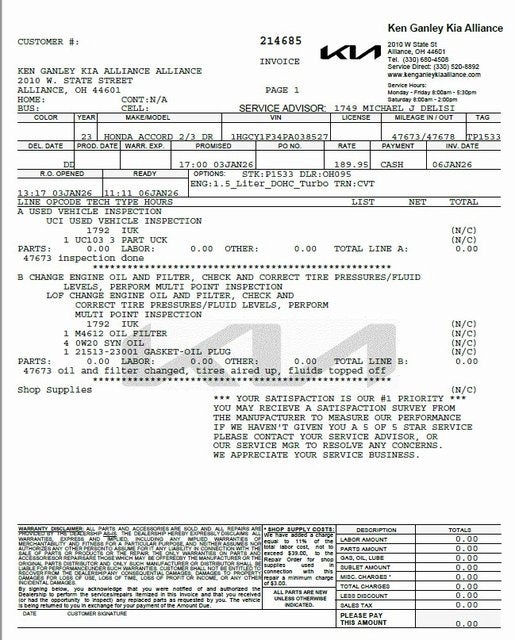 2023 Honda Accord EX