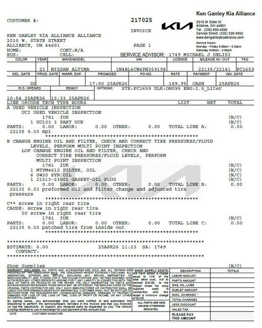 2023 Nissan Altima 2.5 SR