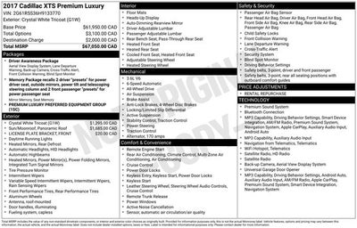 2017 Cadillac XTS Premium