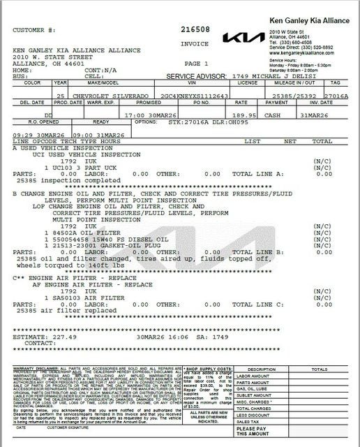 2025 Chevrolet Silverado 2500HD LT