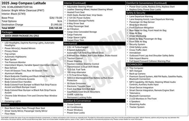 2025 Jeep Compass Latitude