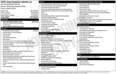 2023 Jeep Compass Latitude Lux