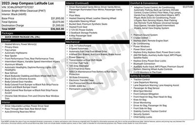 2023 Jeep Compass Latitude Lux
