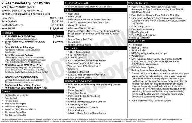 2024 Chevrolet Equinox RS