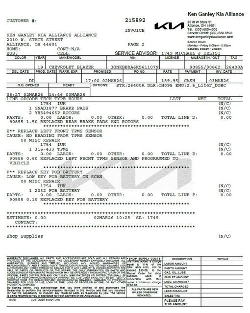 2019 Chevrolet Blazer Base 1LT