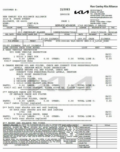 2019 Chevrolet Blazer Base 2LT