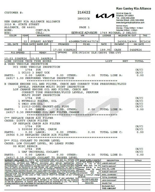 2022 Subaru Ascent Premium