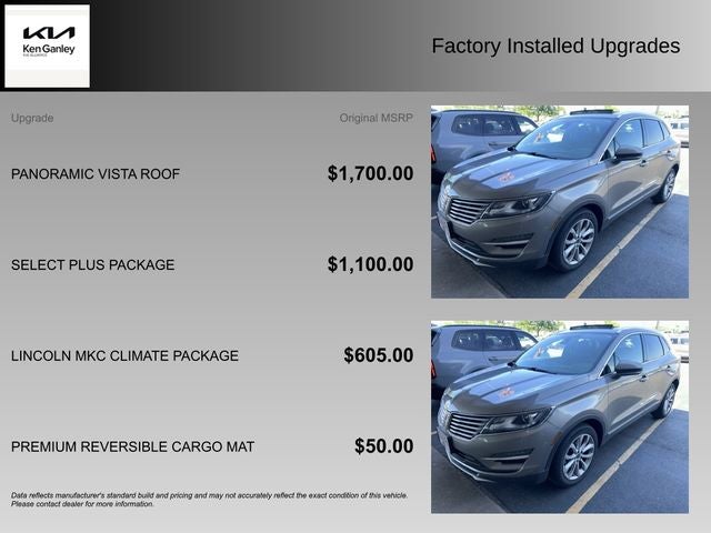 2017 Lincoln MKC Select