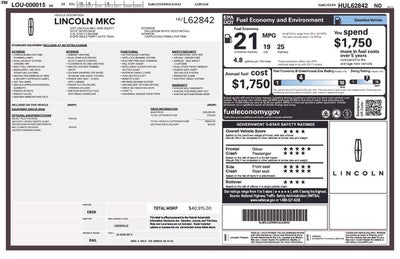 2017 Lincoln MKC Select