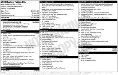 2023 Hyundai Tucson SEL