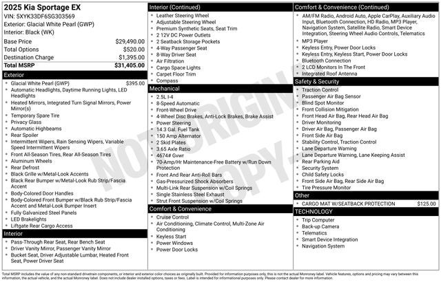 2025 Kia Sportage EX