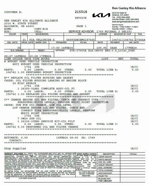 2021 Kia Telluride EX