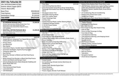 2021 Kia Telluride EX