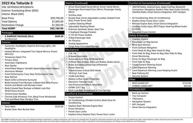 2023 Kia Telluride S