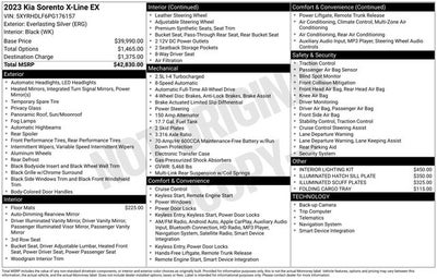 2023 Kia Sorento X-Line EX