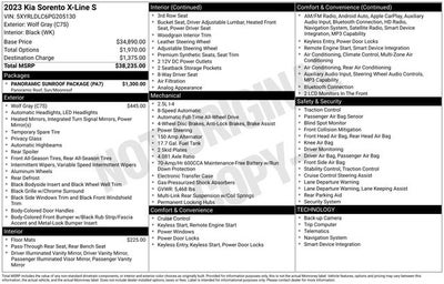 2023 Kia Sorento X-Line S