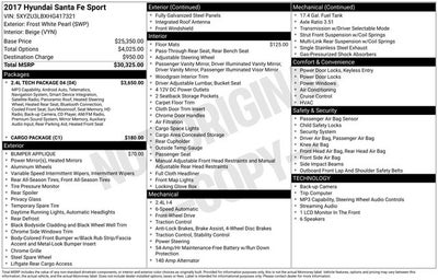 2017 Hyundai Santa Fe Sport 2.4 Base