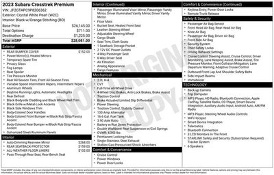 2023 Subaru Crosstrek Premium