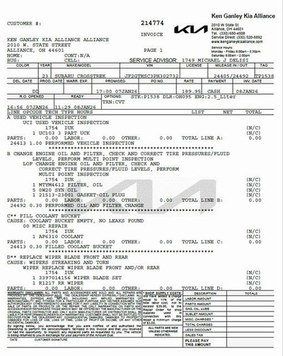 2023 Subaru Crosstrek Sport