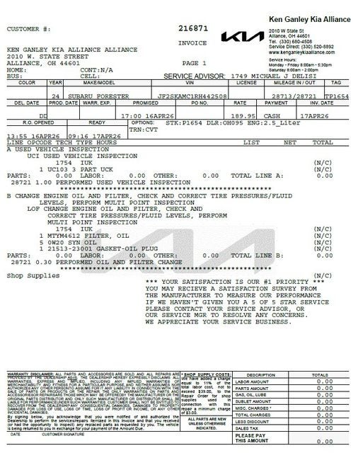 2024 Subaru Forester Touring