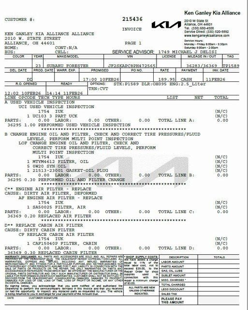 2023 Subaru Forester Limited