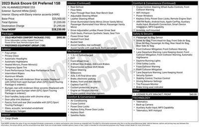 2023 Buick Encore GX Preferred