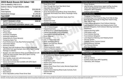 2023 Buick Encore GX Select