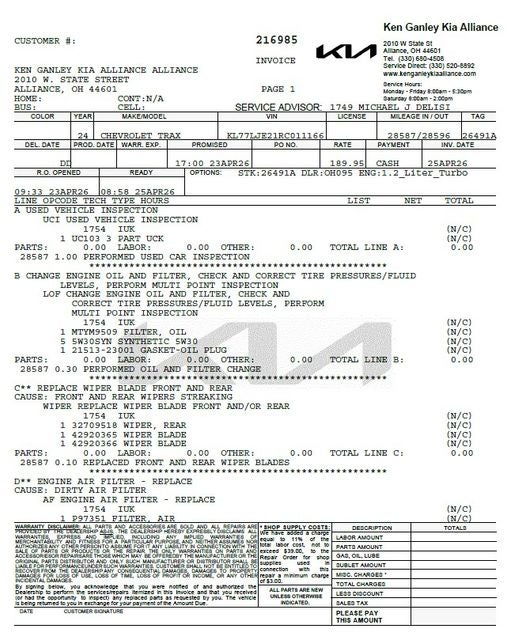 2024 Chevrolet Trax 2RS