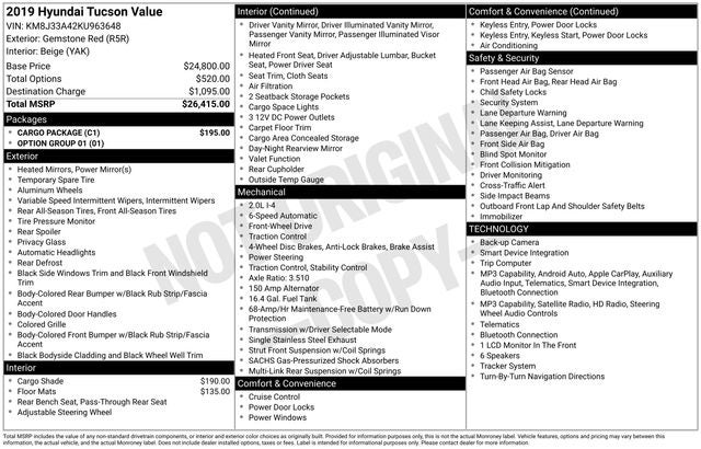 2019 Hyundai Tucson Value