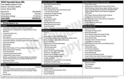2022 Hyundai Kona SEL