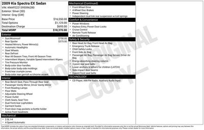 2009 Kia Spectra EX