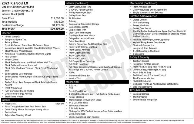 2021 Kia Soul LX