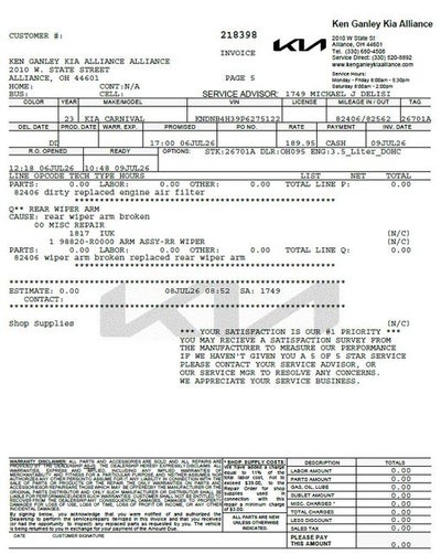 2023 Kia Carnival LX Seat Package