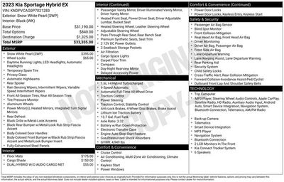 2023 Kia Sportage Hybrid EX