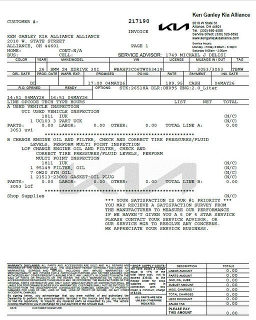 2026 BMW Z4 sDrive30i