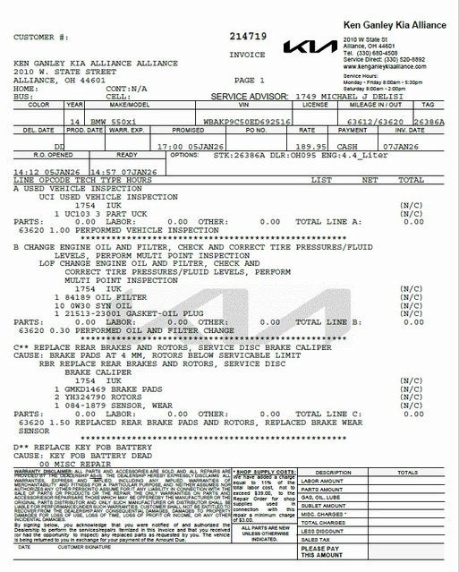 2014 BMW 5 Series 550i xDrive