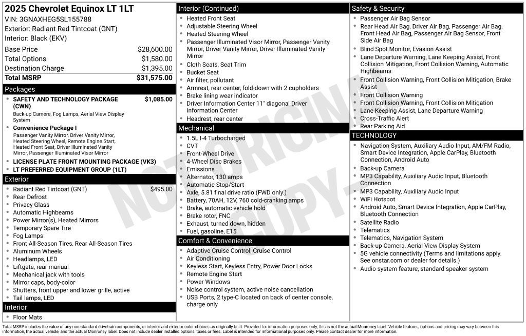 2025 Chevrolet Equinox LT
