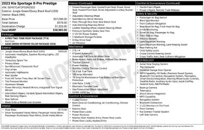 2023 Kia Sportage X-Pro Prestige