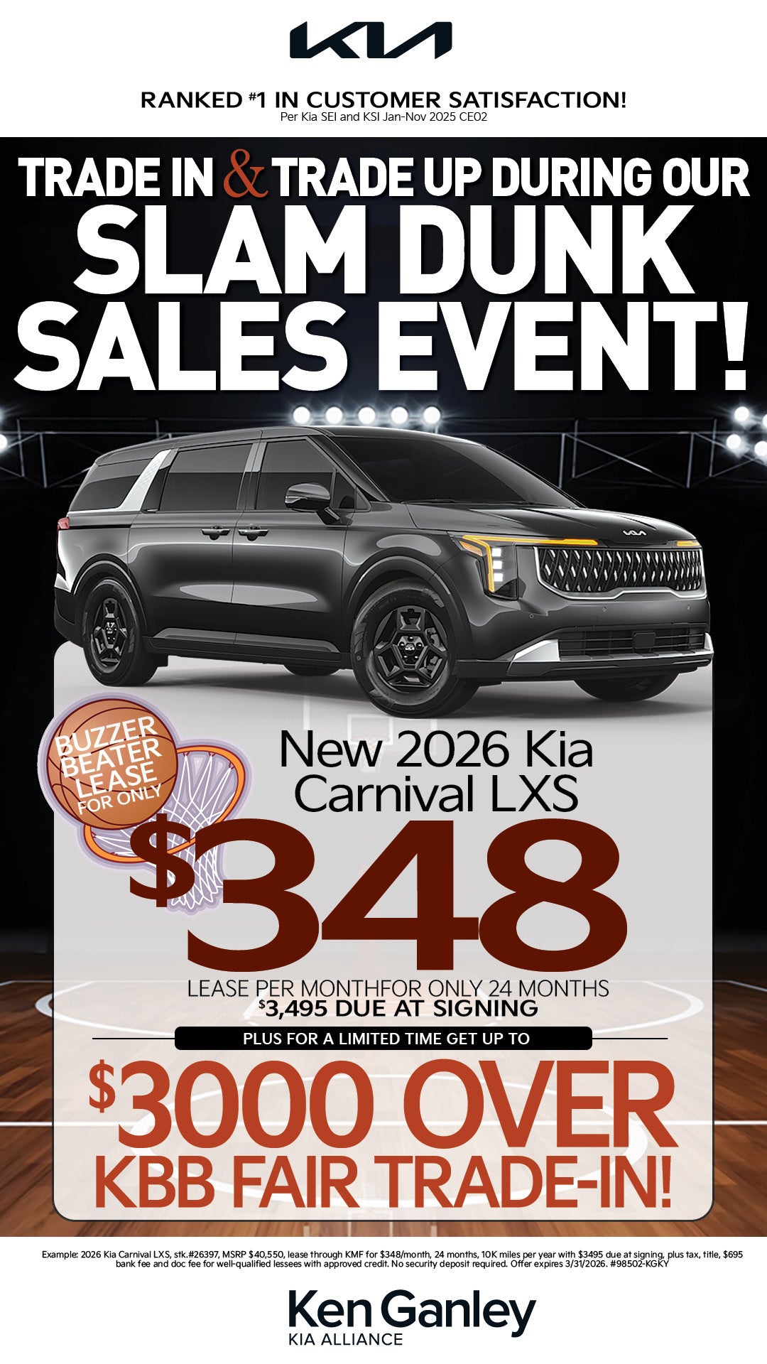 2026 Kia Carnival LXS