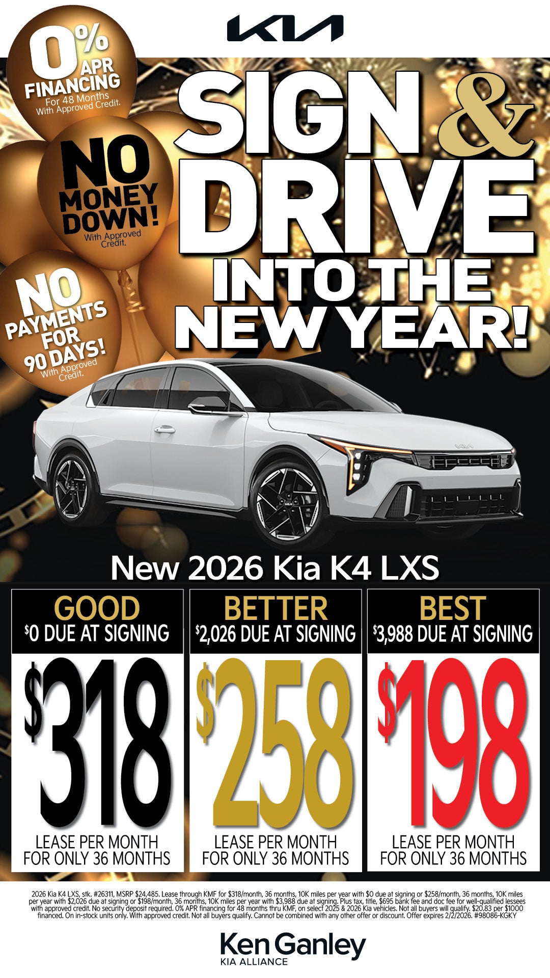 2026 Kia K4