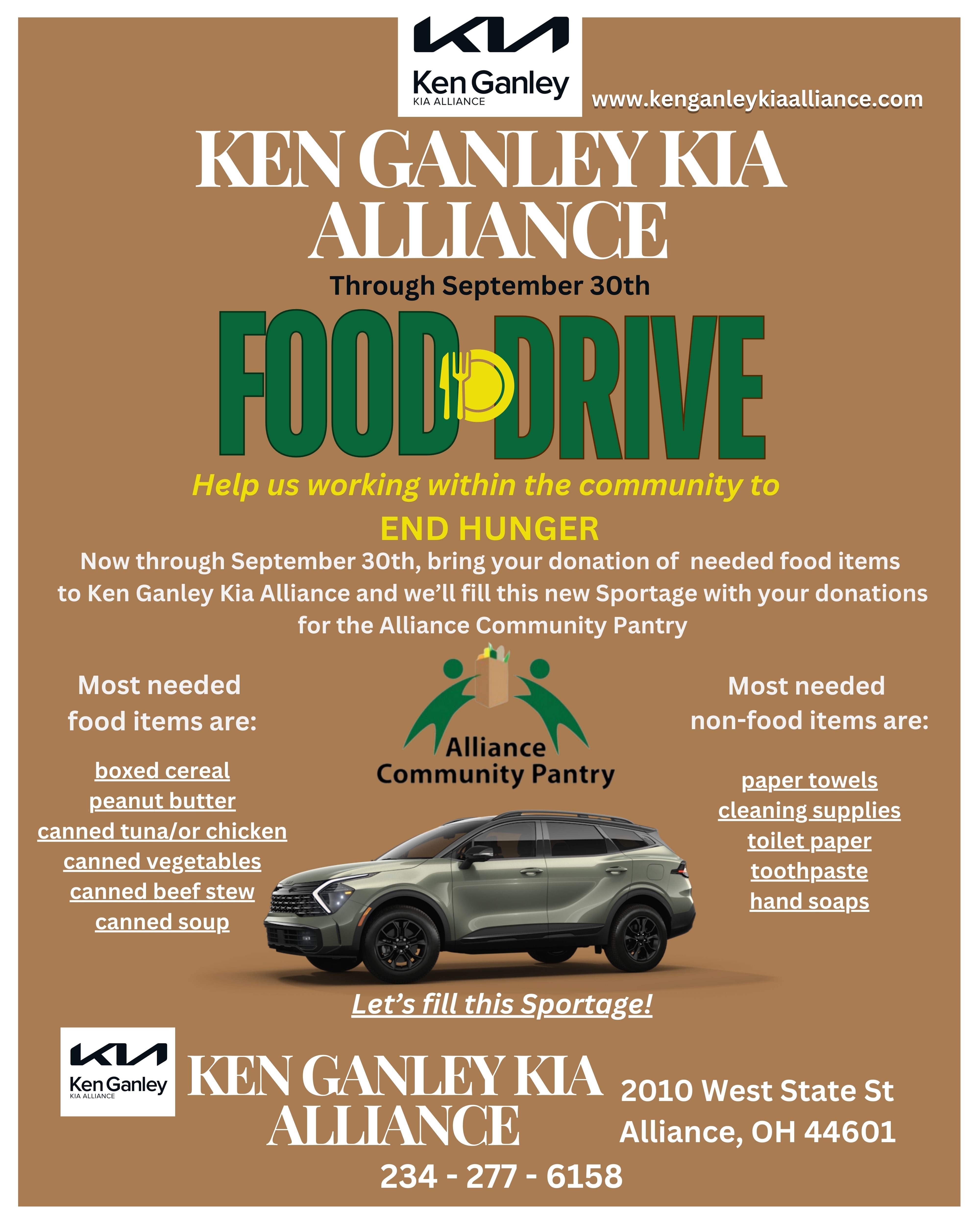 Ken Ganley Alliance Food Pantry